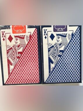 2 Pack Playing Cards Red & Blue Deck Standard Poker Cards Sealed Game Night Set